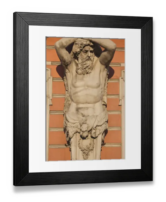 Framed Print : Russia, Saint Petersburg, Vosstaniya, Beloselsky-Belozersky Palace, exterior building