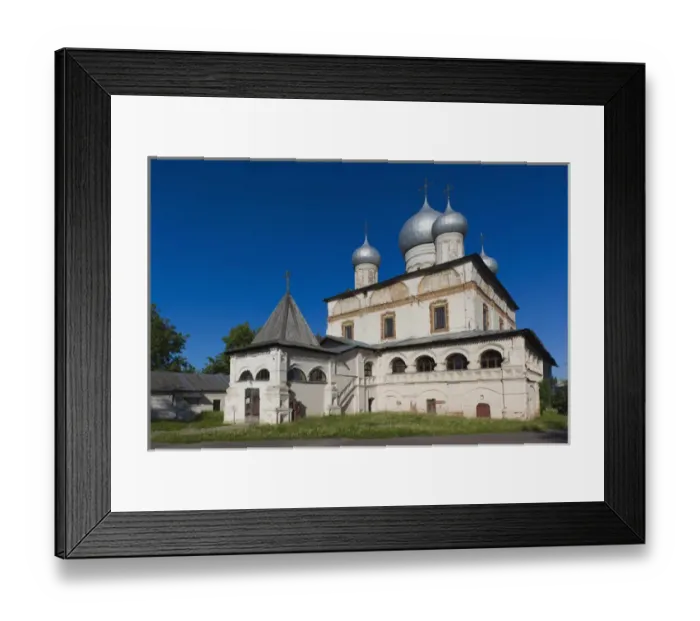 Framed Print : Russia, Novgorod Oblast, Veliky Novgorod, Cathedral of Our Lady of the Sign