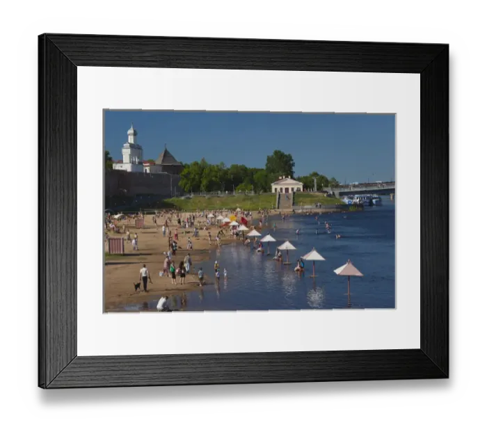 Framed Print : Russia, Novgorod Oblast, Veliky Novgorod, Volkhov River, Sofiyevski Beach Framed Print : Russia, Novgorod Oblast, Veliky Novgorod, Volkhov River, Sofiyevski Beach