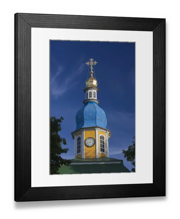 Framed Print : Russia, Pskovskaya Oblast, Pechory, Pechory Monastery, church cupola Framed Print : Russia, Pskovskaya Oblast, Pechory, Pechory Monastery, church cupola
