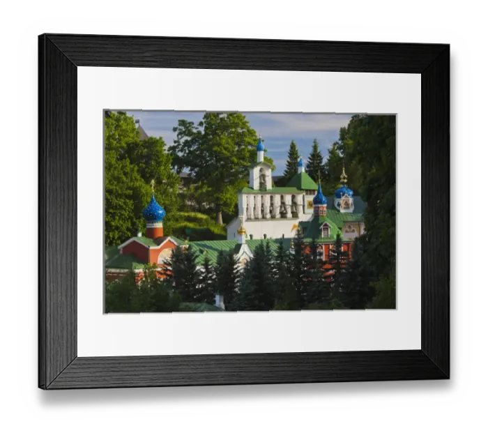 Framed Print : Russia, Pskovskaya Oblast, Pechory, Pechory Monastery, view towards Assumption Cathedral Framed Print : Russia, Pskovskaya Oblast, Pechory, Pechory Monastery, view towards Assumption Cathedral
