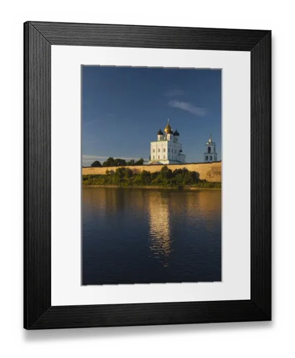 Framed Print : Russia, Pskovskaya Oblast, Pskov, elevated view of Pskov Kremlin from the Velikaya River Framed Print : Russia, Pskovskaya Oblast, Pskov, elevated view of Pskov Kremlin from the Velikaya River
