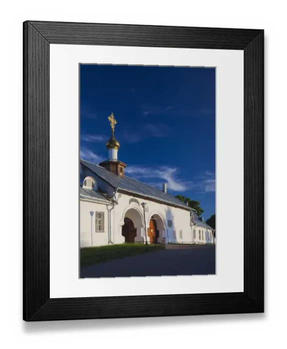 Framed Print : Russia, Pskovskaya Oblast, Pskov, Snetogorsky Monastery