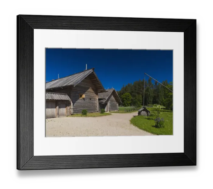 Framed Print : Russia, Pskovskaya Oblast, Pushkinskie Gory, wooden archtecture museum Framed Print : Russia, Pskovskaya Oblast, Pushkinskie Gory, wooden archtecture museum