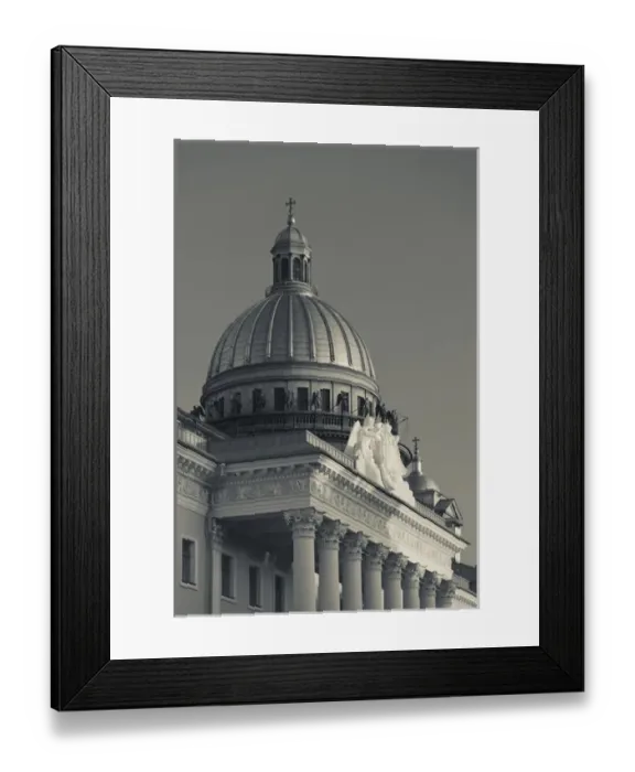 Framed Print : Russia, Saint Petersburg, Center, Saint Isaac Cathedral along Admiraltevsky Prospekt