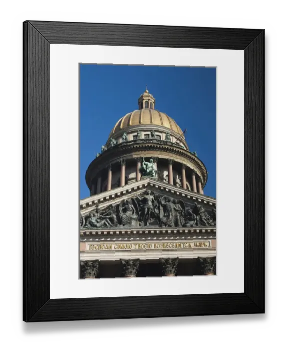 Framed Print : Russia, Saint Petersburg, Center, Saint Isaac Cathedral, exterior Framed Print : Russia, Saint Petersburg, Center, Saint Isaac Cathedral, exterior