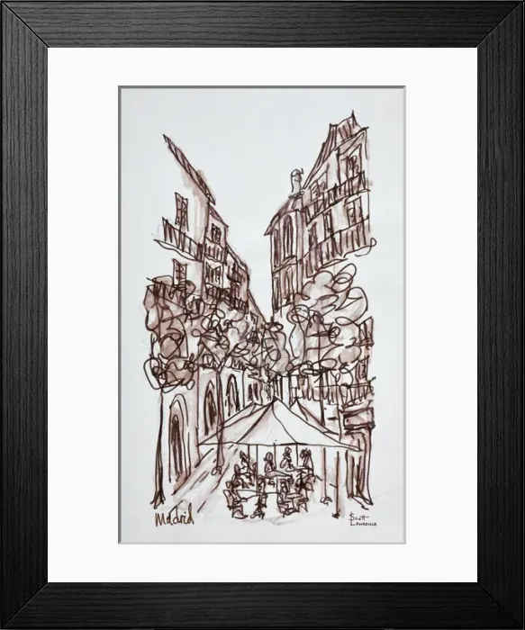 Framed Print : Artwork by Scott Lawrence
