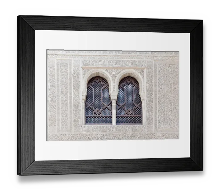 Framed Print : Europe, Spain, Andalusia, Granada, Alhambra, Nasrid Palace Detail Framed Print : Europe, Spain, Andalusia, Granada, Alhambra, Nasrid Palace Detail