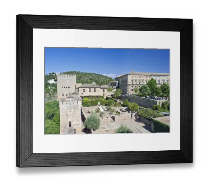 Framed Print : Europe, Spain, Andalucia, Granada, Alhambra Framed Print : Europe, Spain, Andalucia, Granada, Alhambra