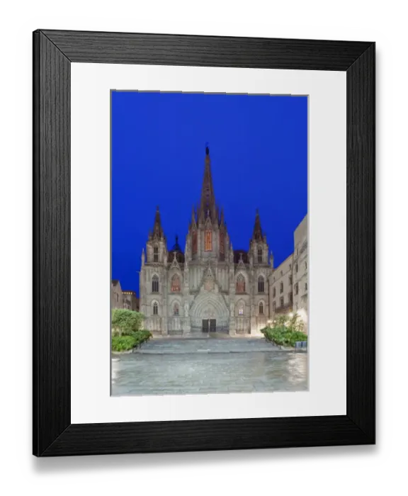 Framed Print : Europe, Spain, Catalonia, Barcelona, Gothic Quarter, Barcelona Cathedral Framed Print : Europe, Spain, Catalonia, Barcelona, Gothic Quarter, Barcelona Cathedral