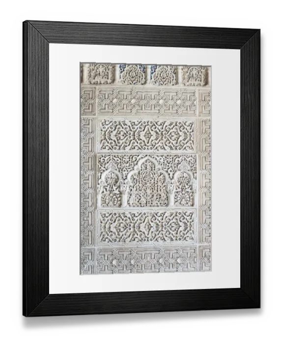 Framed Print : Europe, Spain, Andalusia, Granada, Alhambra, Nasrid Palace Detail Framed Print : Europe, Spain, Andalusia, Granada, Alhambra, Nasrid Palace Detail