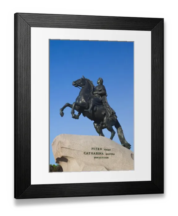 Framed Print : Russia, Saint Petersburg, Center, Bronze Horseman statue of Czar Peter the Great Framed Print : Russia, Saint Petersburg, Center, Bronze Horseman statue of Czar Peter the Great