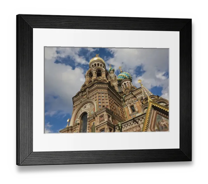 Framed Print : Russia, Saint Petersburg, Center, Church of the Saviour of Spilled Blood on Griboedov Canal