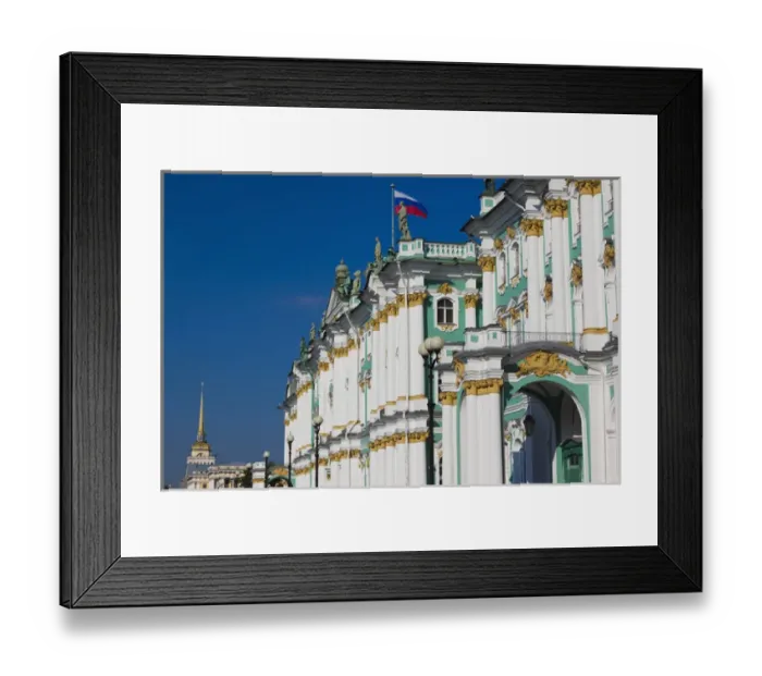 Framed Print : Russia, Saint Petersburg, Center, Dvotsovaya Square, Winter Palace and Hermitage Museum Framed Print : Russia, Saint Petersburg, Center, Dvotsovaya Square, Winter Palace and Hermitage Museum
