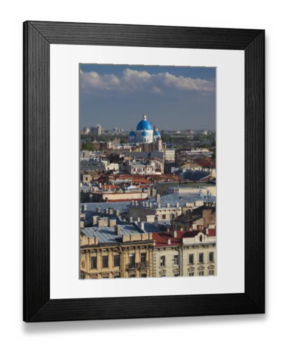 Framed Print : Russia, Saint Petersburg, Center, elevated city view from St. Isaac Cathedral Framed Print : Russia, Saint Petersburg, Center, elevated city view from St. Isaac Cathedral