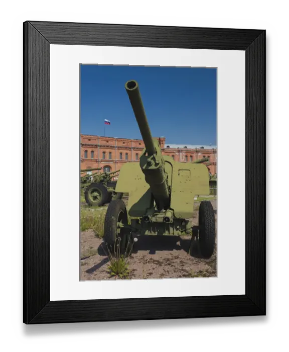 Framed Print : Russia, Saint Petersburg, Kronverksky Island, Artillery Museum, exterior, cannon Framed Print : Russia, Saint Petersburg, Kronverksky Island, Artillery Museum, exterior, cannon