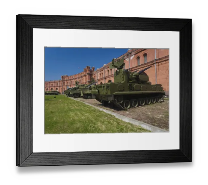 Framed Print : Russia, Saint Petersburg, Kronverksky Island, Artillery Museum, exterior, tanks Framed Print : Russia, Saint Petersburg, Kronverksky Island, Artillery Museum, exterior, tanks