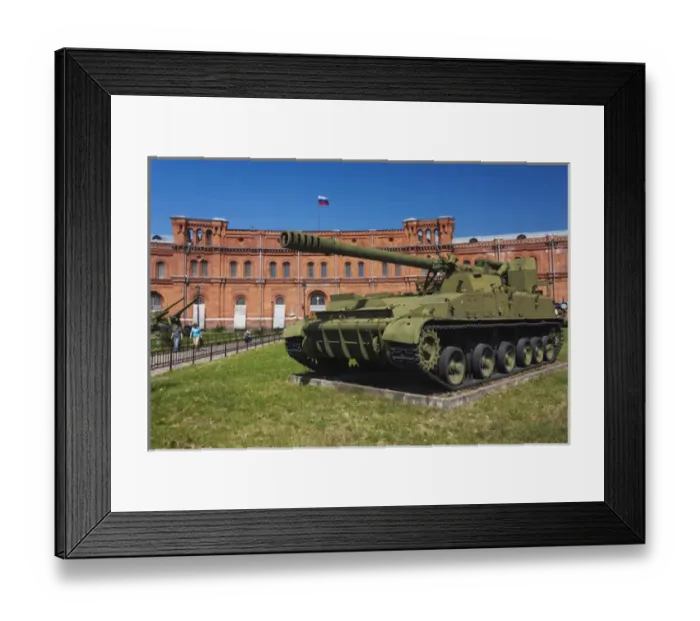 Framed Print : Russia, Saint Petersburg, Kronverksky Island, Artillery Museum, exterior, tanks Framed Print : Russia, Saint Petersburg, Kronverksky Island, Artillery Museum, exterior, tanks