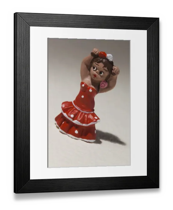 Framed Print : Spain, Madrid, souvenir miniature figurines of Spanish dancers Framed Print : Spain, Madrid, souvenir miniature figurines of Spanish dancers