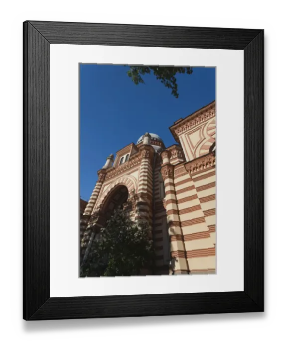 Framed Print : Russia, Saint Petersburg, Mariinsky, Grand Choral Synagogue, exterior