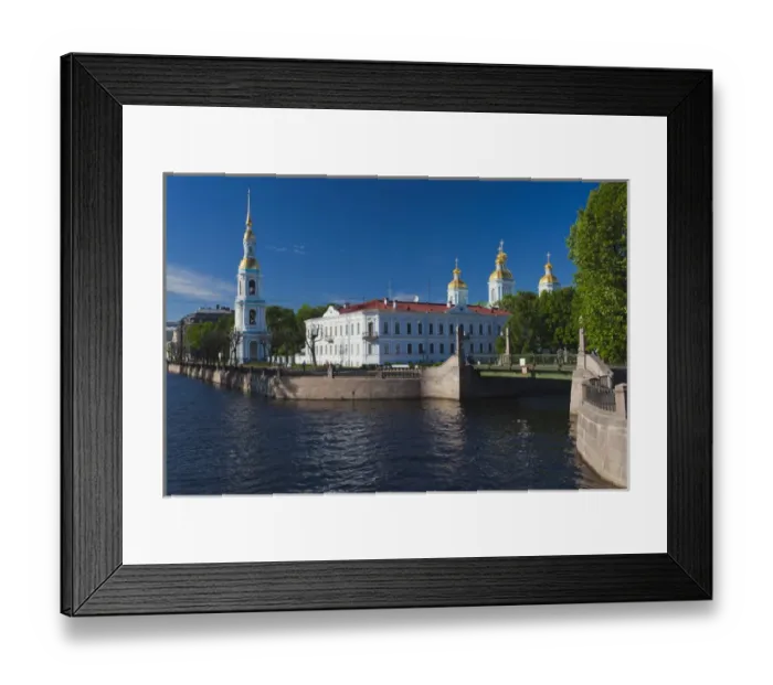 Framed Print : Russia, Saint Petersburg, Mariinsky, Nikolsky Cathedral and Kryukov Canal Framed Print : Russia, Saint Petersburg, Mariinsky, Nikolsky Cathedral and Kryukov Canal