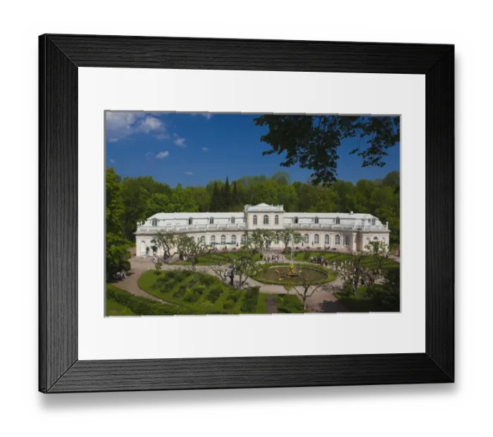 Framed Print : Russia, Saint Petersburg, Peterhof, Orangery building