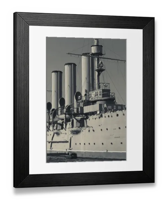 Framed Print : Russia, Saint Petersburg, Petrograd, Cruiser Aurora, fired the first shot of the October Revolution Framed Print : Russia, Saint Petersburg, Petrograd, Cruiser Aurora, fired the first shot of the October Revolution
