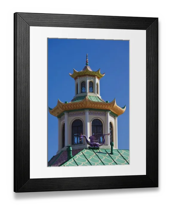 Framed Print : Russia, Saint Petersburg, Pushkin-Tsarskoye Selo, Chinese Pavillion
