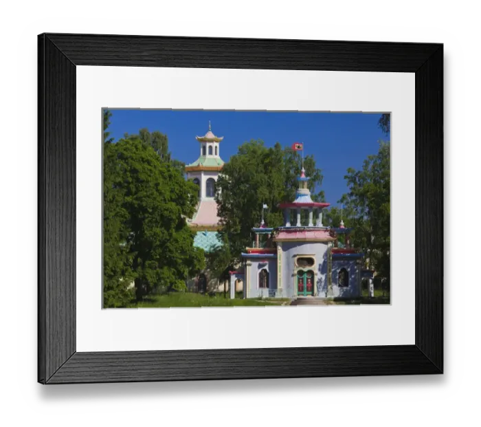 Framed Print : Russia, Saint Petersburg, Pushkin-Tsarskoye Selo, Chinese Pavillion Framed Print : Russia, Saint Petersburg, Pushkin-Tsarskoye Selo, Chinese Pavillion