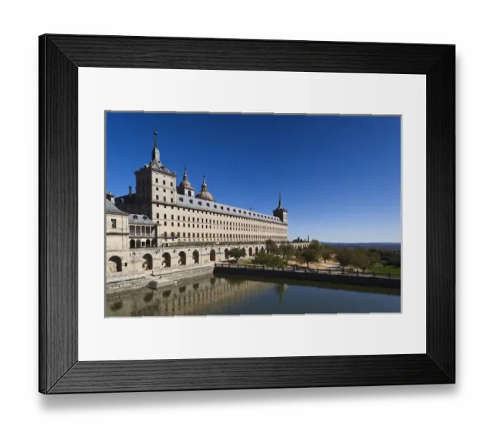Framed Print : Spain, Madrid Region, San Lorenzo de El Escorial, El Escorial Royal Monastery and Palace Framed Print : Spain, Madrid Region, San Lorenzo de El Escorial, El Escorial Royal Monastery and Palace