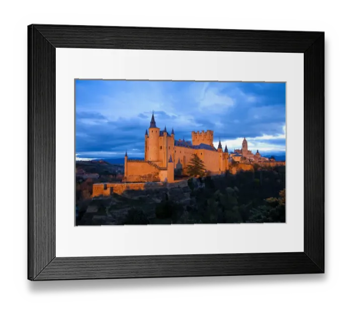 Framed Print : Europe, Spain, Segovia. Alcazar castle at sunset Framed Print : Europe, Spain, Segovia. Alcazar castle at sunset