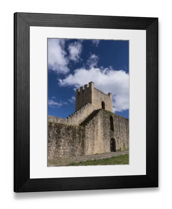 Framed Print : Spain, Andalusia. The historic roman stone wall at the edge of Ronda Framed Print : Spain, Andalusia. The historic roman stone wall at the edge of Ronda