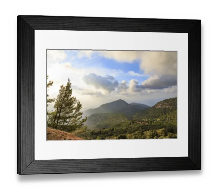 Framed Print : Europe, Spain, Balearic Islands, Mallorca, The Serra de Tramuntana mountains awarded