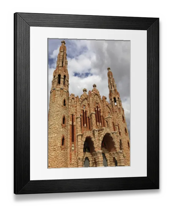 Framed Print : Europe, Spain, Novelda. Santa Mara Magdalena, built by disciple of Gaudi Framed Print : Europe, Spain, Novelda. Santa Mara Magdalena, built by disciple of Gaudi