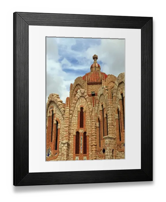 Framed Print : Europe, Spain, Novelda. Santa Mara Magdalena, built by disciple of Gaudi Framed Print : Europe, Spain, Novelda. Santa Mara Magdalena, built by disciple of Gaudi