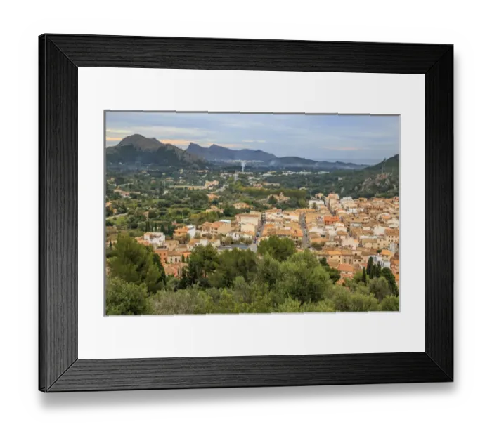 Framed Print : Europe, Spain, Balearic Islands, Mallorca, Pollenca
