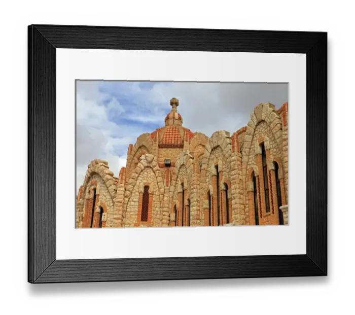Framed Print : Europe, Spain, Novelda. Santa Mara Magdalena, built by disciple of Gaudi Framed Print : Europe, Spain, Novelda. Santa Mara Magdalena, built by disciple of Gaudi