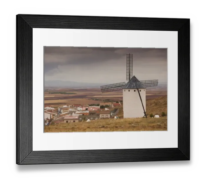 Framed Print : Spain, Castile-La Mancha Region, Ciudad Real Province, La Mancha Area, Campo de Criptana Framed Print : Spain, Castile-La Mancha Region, Ciudad Real Province, La Mancha Area, Campo de Criptana