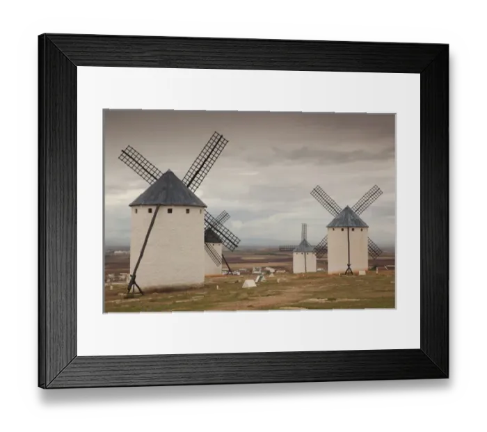 Framed Print : Spain, Castile-La Mancha Region, Ciudad Real Province, La Mancha Area, Campo de Criptana Framed Print : Spain, Castile-La Mancha Region, Ciudad Real Province, La Mancha Area, Campo de Criptana