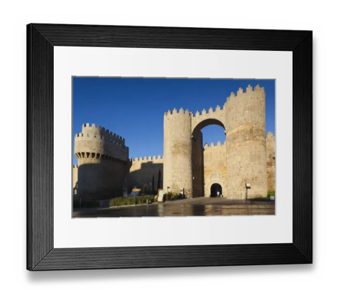 Framed Print : Spain, Castilla y Leon Region, Avila Province, Avila, Las Murallas, town walls, morning Framed Print : Spain, Castilla y Leon Region, Avila Province, Avila, Las Murallas, town walls, morning