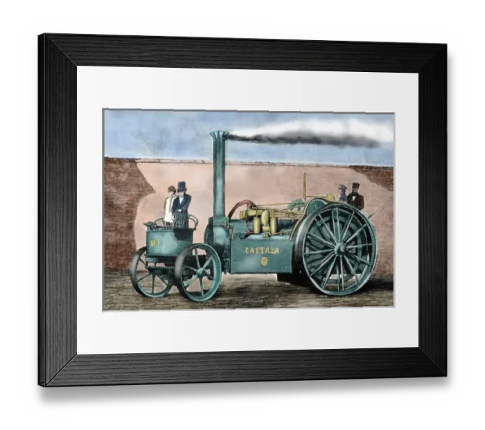 Framed Print : Spanish traction engine Castilla by Pedro de Ribera Framed Print : Spanish traction engine Castilla by Pedro de Ribera