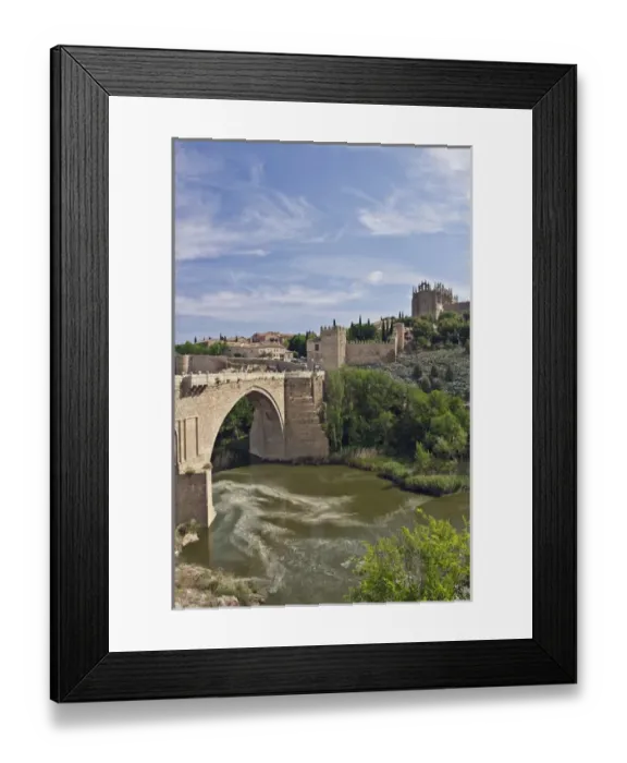 Framed Print : Europe, Spain, Toledo, St. Martins Bridge (Puente de San Martin) over the Tagus Framed Print : Europe, Spain, Toledo, St. Martins Bridge (Puente de San Martin) over the Tagus