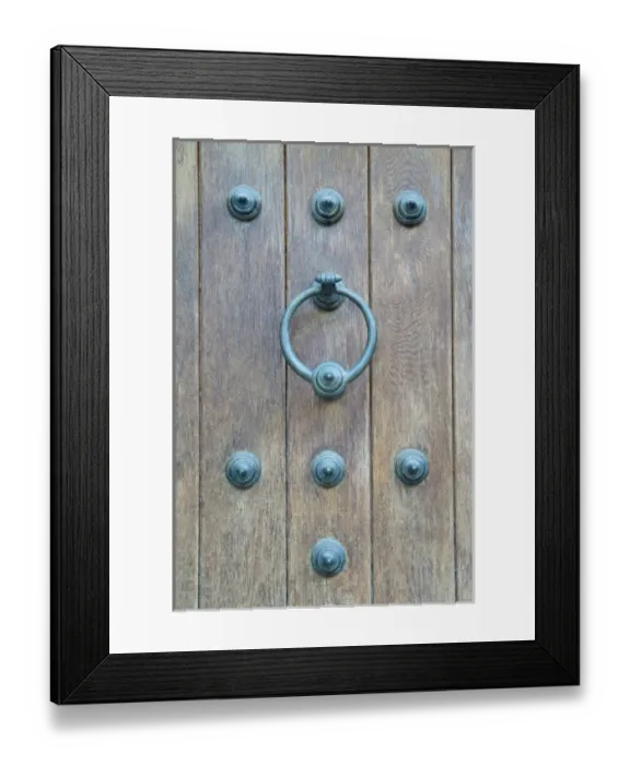 Framed Print : Europe, Spain, Toledo, Door Knocker