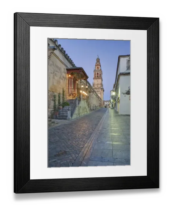 Framed Print : Europe, Spain, Andalucia, Cordoba, La Mezauita-Catedral (Catedral Mosque of Cordoba)