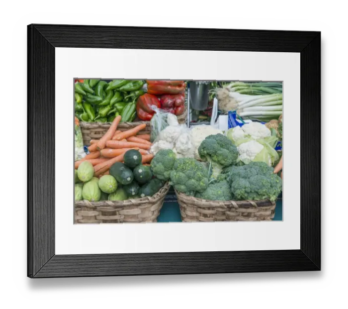 Framed Print : Spain, San Sebastion, Vegetales for Sale at Farmers Market Framed Print : Spain, San Sebastion, Vegetales for Sale at Farmers Market