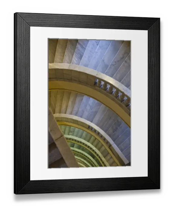 Framed Print : Spain, Madrid, Circulo de Bellas Artes, staircase