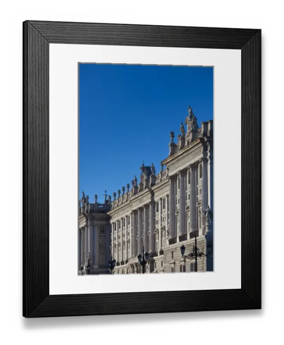 Framed Print : Spain, Madrid, Centro Area, Palacio Real, Royal Palace