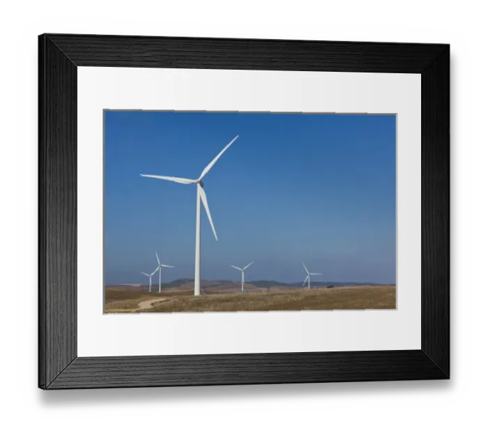 Framed Print : Spain, Andalucia Region, Cadiz Province, Vejer de la Frontera area, modern windmills Framed Print : Spain, Andalucia Region, Cadiz Province, Vejer de la Frontera area, modern windmills
