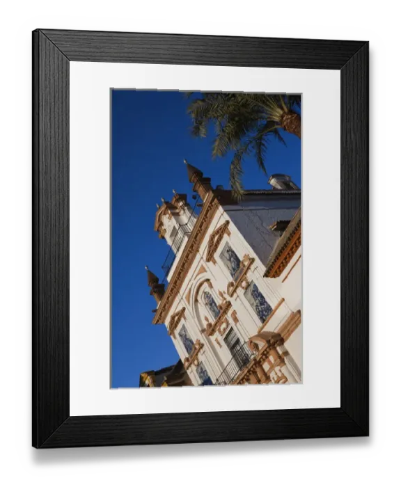 Framed Print : Spain, Andalucia Region, Seville Province, Seville, Hospital de la Caridad, exterior