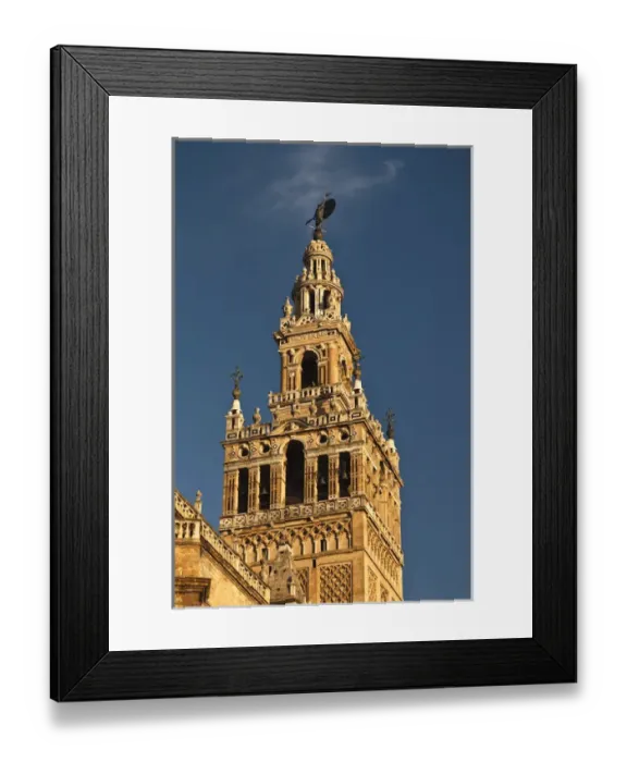 Framed Print : Spain, Andalucia Region, Seville Province, Seville, Cathedral, Giralda tower, sunrise Framed Print : Spain, Andalucia Region, Seville Province, Seville, Cathedral, Giralda tower, sunrise